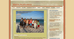 Desktop Screenshot of madreayahuasca.com